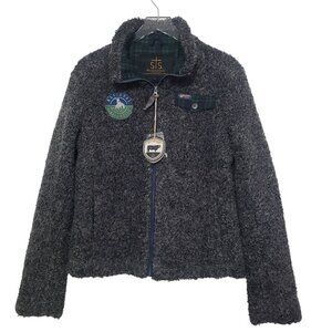 STS Ranchwear Riata Jacket Nationals Finals Rodeo Hi Pile Fleece Womens Sz Large